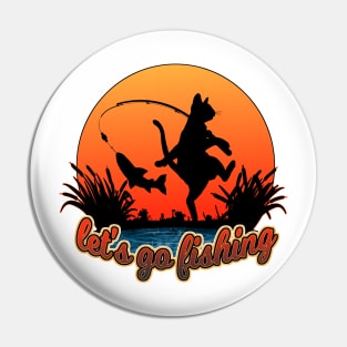 let's go fishing Pin