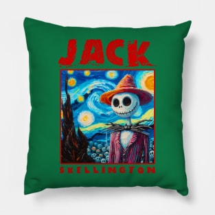 Jack in starry night Pillow