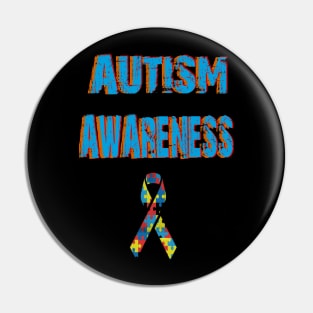 Autism Awareness T-ShirtAutism Awareness Ribbon Raise Awareness Graphic T Pin