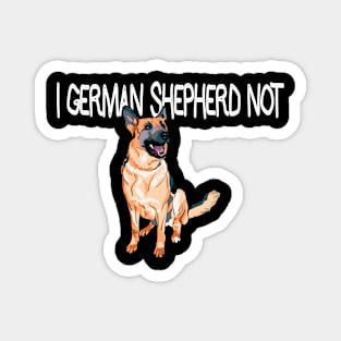 German Shepherd Not Magnet