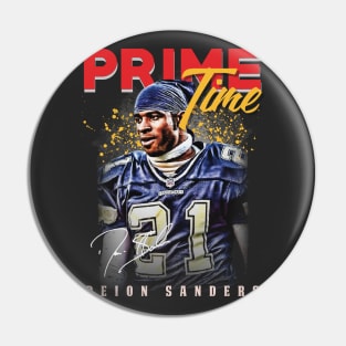 Deion Sanders Aesthetic Tribute 〶 Pin