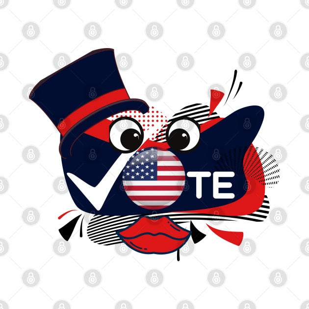 Funny Face Vote by O.M design