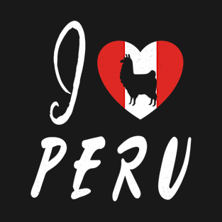 I Love Peru happy independence Day Peru Cool T-shirt Born in Peru Gift T-Shirt
