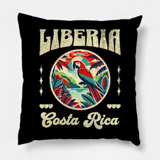 Liberia Macaw Rainforest Pillow