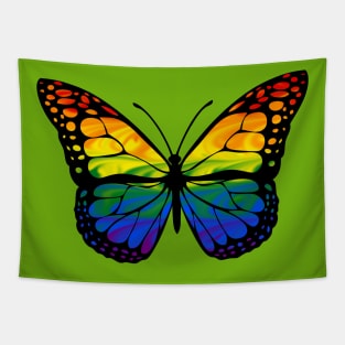 Rainbow Butterfly Tapestry