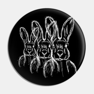 Rabbits Pin