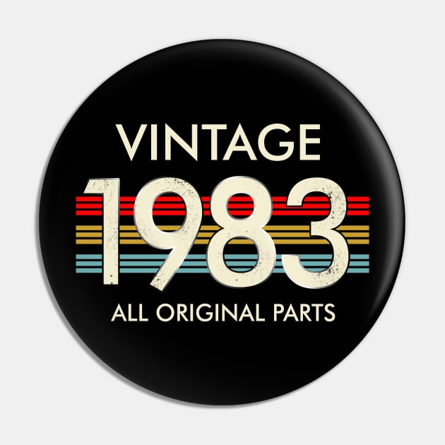 Vintage 1983 All Original Parts Pin by louismcfarland