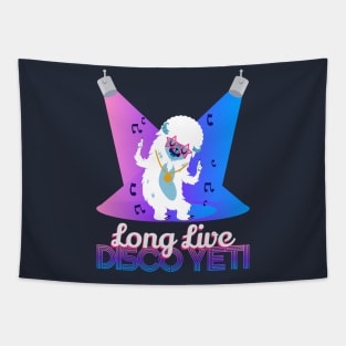 Disco Yeti Tapestry