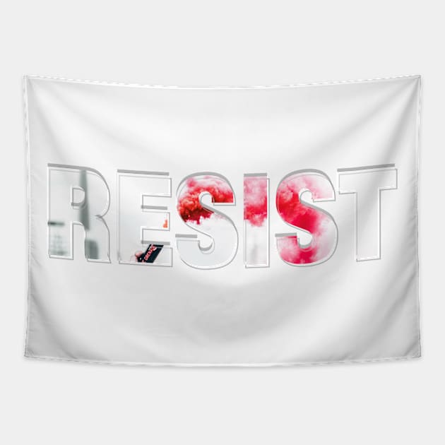 RESIST Tapestry by afternoontees