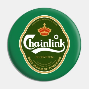 Chainlink Beer Label Pin