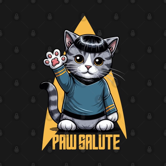 Paw Salute | Cat | Intergalactic | Protagonist | Movie Icon | Pop Culture by Ikibrai