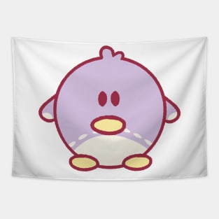 Kawaii penguin plushie design Tapestry