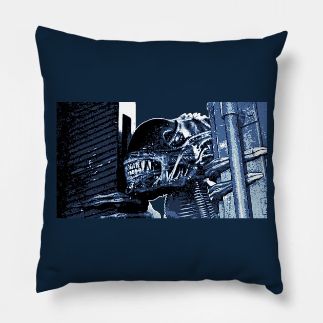 Aliens (1986) APC scene (Scale: 100%) Blue Pillow by SPACE ART & NATURE SHIRTS 