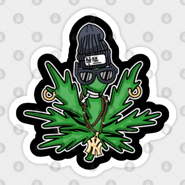 Weed Cartoon Weed Sticker Teepublic See more ideas about weed, smoking weed, cartoons love. weed cartoon