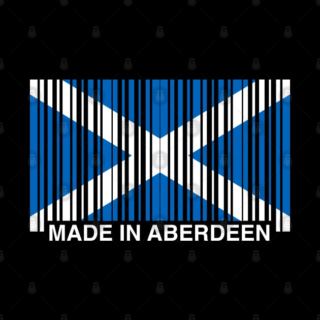 Made in Aberdeen Funny Scottish Saltire Flag by GiftTrend