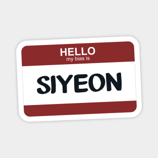 My Bias is Siyeon Magnet