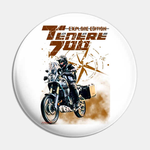 Tenere 700 Pin by EvolutionMotoarte