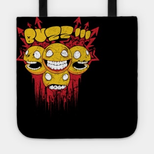 Creepy Smile emoticon Tote