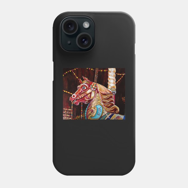 Carousel Horse Phone Case by Krusty