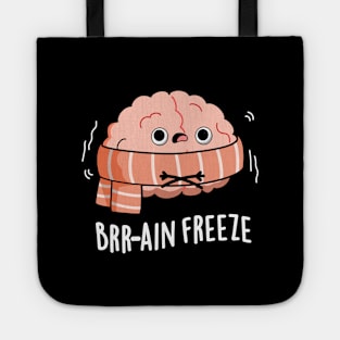 Brain Freeze Cute Biology Anatomy Pun Tote