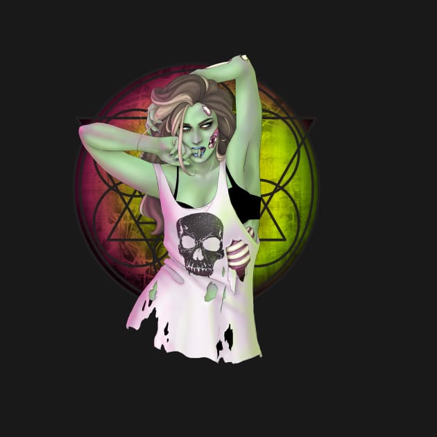 Punk Isn't Dead - Zombie Girl by CatAstropheBoxes