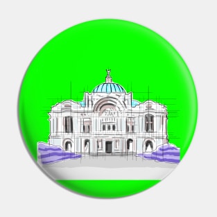 bellas artes the classic monument Pin