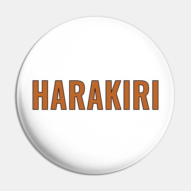 Hina (Hinamatsuri) "Harakiri" Pin by Kamishirts