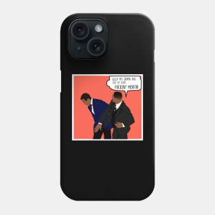 Funny Will Smith Slaps Chris rock Meme - Oscars 2022 Phone Case