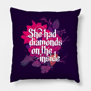 Diamonds Inside Pillow