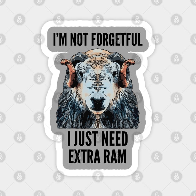 I Need Extra RAM Magnet by ardp13