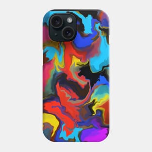 Abstract colors #11 paper dols Phone Case