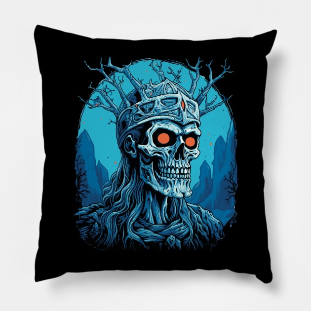 Draugr Norse Mythology Draug Pillow by tatadonets