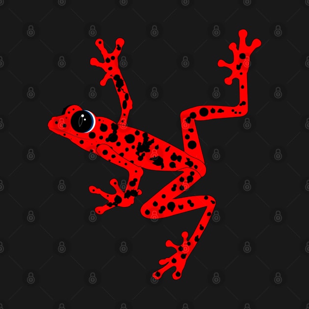 Red Poison Frog by BaliChili