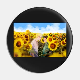 Banana Fish - Ash and Eiji in The Sunflower Field Pin