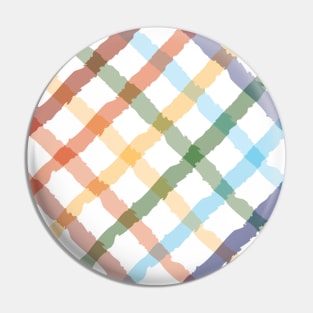 Rainbow Check Pin