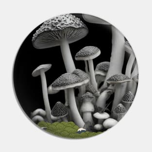 Fungi forest Pin