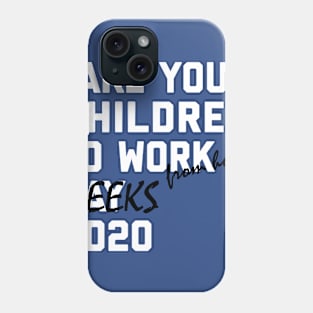 Working from Home Phone Case