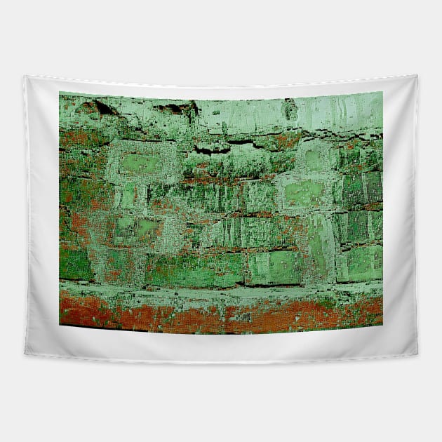 Fusion Brick Wall Tapestry by Tovers