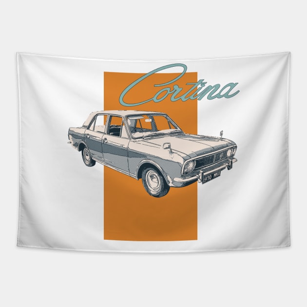 Ford Cortina Tapestry by Joshessel