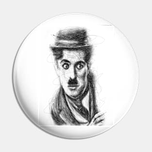 Charlie chaplin Pin