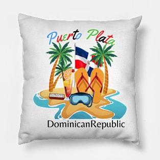 Puerto Plata - Vacation mode Pillow