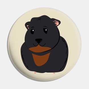 Cute black guinea pig Pin