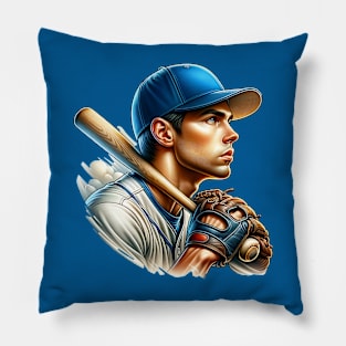 Baseball Player Pillow