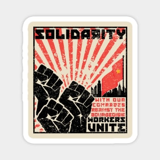 Solidarity Workers Unite Magnet