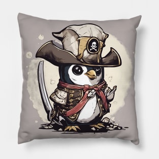 Penguin Pirate Pillow