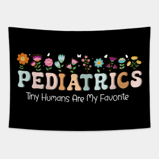 Funny Pediatric Nurse Pediatrician Doctor Cute Pediatrics Tapestry