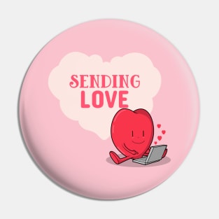 Sending Love Pin