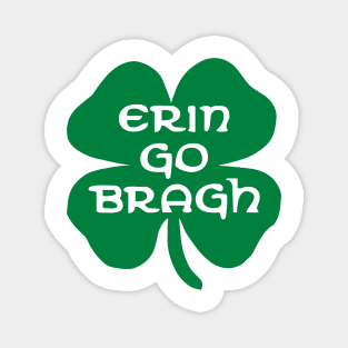 Erin Go Bragh Shamrock Magnet