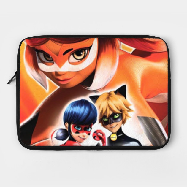 Ladybug Cat Noir Rena Rouge Miraculous Ladybug Laptop Case