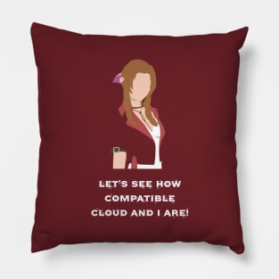 Cute Aerith Gainsborough Quote Pillow